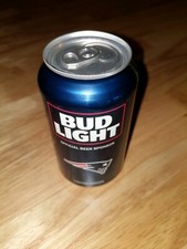2016 BUD LIGHT BEER CAN NEW ENGLAND PATRIOTS,Bottom Open,TOM BRADY,HTF Lim.Edit  picture