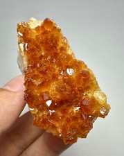 105 Gm Wow Amazing Citrine Crystals Bunch On Matrix From Pakistan picture