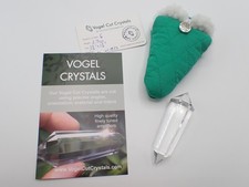 REAL - VOGEL CUT CRYSTAL - 6 sided Quartz - GENUINE / PROFESSIONALLY  CUT picture