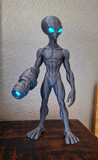 Gray Alien with blaster cannon 3ft tall picture