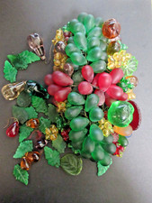 Vintage Czech Glass Fruit Lamp Shade,  picture