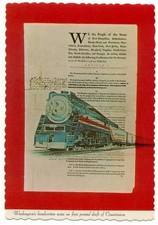 The American Freedom Train & Constitution Postcard picture