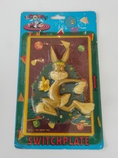 Vintage Looney Tunes Bugs Bunny Switchplate Cover 1994 Brand New Sealed Rare picture
