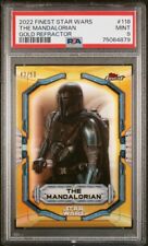 2022 Star Wars Finest: The Mandalorian #118 (SP) - Gold Refractor 43/50 - PSA 9 picture