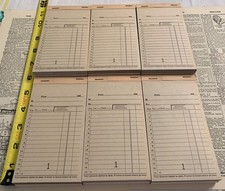 Vintage Receipt Pad Lot of 6 Unused picture