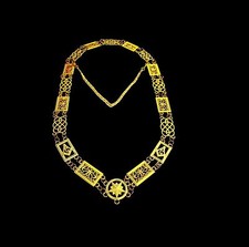 Masonic Collar GRAND LODGE METAL CHAIN $34.99 picture