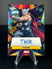2025 Topps Chrome Marvel - Thor Facsimile Black Sapphire /10 Auto Avengers SSP picture
