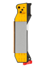 Survival Knife Sharpener 6-in-1 | Angle Guides + Diamond, Ceramic, Leather picture