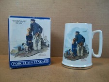 1985 Long John Silvers ~ Porcelain Tankard ~Norman Rockwell 