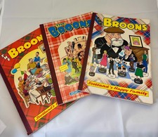 The Broons Scotland's Happy Family Vintage Annuals Lot of 3 DC Thomson Comics picture