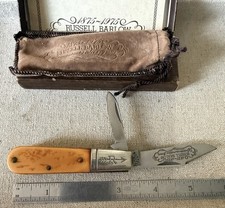 Vintage 1975 Russell Barlow Centennial Commemorative Knife with Box picture