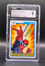 1991 Impel Marvel Universe Series 2 CGC 9 Mint Spider-Mans Web-Shooters #131 picture