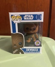 Funko Pop Star Wars Chewbacca 06 (Flocked) 2011 SDCC LE 480 — Rare Not Mint  picture