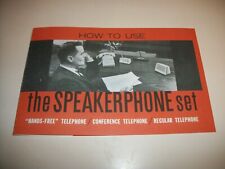 Western Electric (NOS) Telephone 3A Speakerphone Customer User Manual (S1B-2403) picture