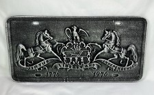 VTG 1776 1976 Pennsylvania Bicentennial Plate Virtue Liberty Independence 11x6” picture