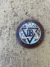 Oridinal early brass Dodge Brothers radiator shell emblem picture