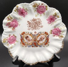 Antique King Edward VII & Queen Alexandra 1902 Coronation Commemorative Plate picture