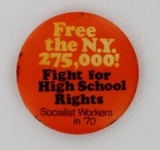 Free The NY 275,000 High School Students Rights 1970 NYC PS Protest Resist  P277 picture