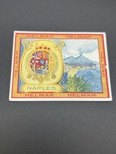Vintage Helmar Turkish Cigarettes Card NAPLES -  picture