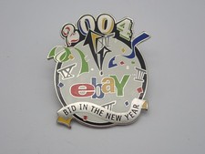 Ebay 2004 Bid In The New Year Vintage Lapel Pin picture