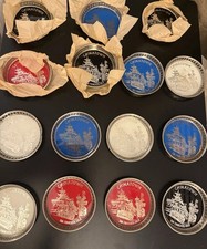Mega Lot Vintage China Town San Francisco Coasters Metal picture