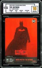 2022 DC Hybrid Physical Card Only MOVIE POSTER THE BATMAN HOLO ~ CG 10 PRISTINE picture