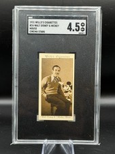 1931 WILL'S CIGARETTES STARS WALT DISNEY & MICKEY MOUSE SGC 4.5  RC picture