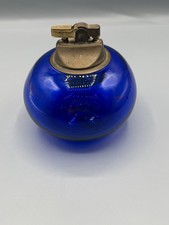 Blenko Glass Sapphire Blue Lighter #6320 picture