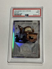 2023 Topps Chrome Disney 100 Mater Refractor #60 PSA 9 picture