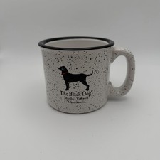 The Black Dog Martha's Vineyard Campfire Mug Speckled White Ceramic 12oz  picture