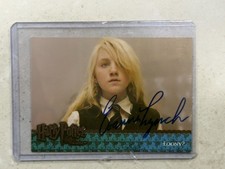 RARE Harry Potter Luna Lovegood Evanna Lynch Signed Autograph Card Artbox picture