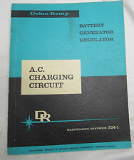 Battery Generator Regulator AC Charging Circuit Book by Delco-Remy picture