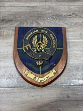 Clan JOHNSTONE Crest Plaque – NEVER UNPREPARED– Scottish Heraldry 7