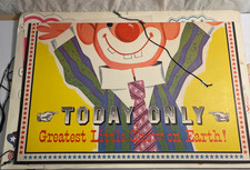 Vintage 1961 Pillsbury Circus Party Kit Mid Century Ephemera 3-D Animal picture