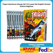 Trigun Maximum Manga Vol 1-14 Loose Set English Version Ysuhiro Nightow picture