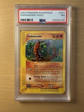 2003 Pokémon TCG Aquapolis Sudowoodo Holo Rare PSA7 Near Mint  #H24 picture