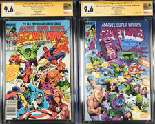 CGC 9.6 SS SECRET WARS #1 SET NEWSSTAND & HIDDEN GEM 1:50 MIKE ZECK JOHN  BEATTY picture