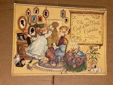 1981 Hallmark Craft of the Month Calendar 13-month Calendar & 12 craft projects. picture