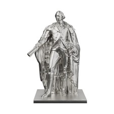 Washington Resigning His Commission Statue .999 Fine Silver Made to Order picture