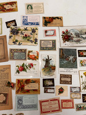 Antique/Vintage Christian Scripture & Bible Verse Cards Lot  Floral Scenic Mixed picture