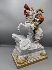 Vintage Germany Scheibe Alsbach Porcelain Figurine Napoleon Ride Over Alps  13