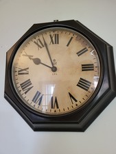 GPO Gents of Leicester Vintage Bakelite Clock 1950s..12IN DAIL  picture