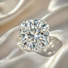 5 Ct Radiant White Diamond D/VVS1 Certified + 1 Free Gift | MajesticGems picture