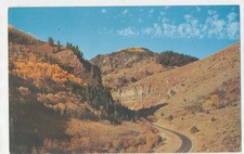 UTAH - LOGAN CANYON, UT  - chrome postcard used 1977 picture