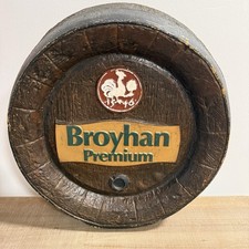 Vintage Broyhan  Premium Beer Faux Wood Barrel Sign-16