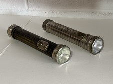 2x Vintage 1950s-1960s Eveready Flashlights. Untested, No Bulbs. No Batteries￼ picture
