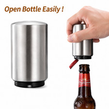 Automatic Beer Soda Bottle Opener Stainless Steel Magnetic Bottle Cap Opener picture