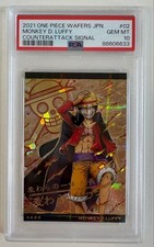 PSA 10 Monkey D. Luffy One Piece Wafers Counterattack Signal #02 2021 picture