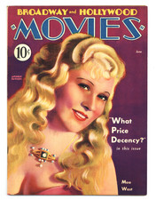 Broadway and Hollywood Movies Magazine Vol. 4 #2 FN+ 6.5 1933 picture