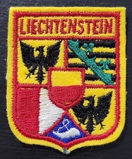 Vintage Liechtenstein Felt Souvenir Travel Patch Hard To Find picture